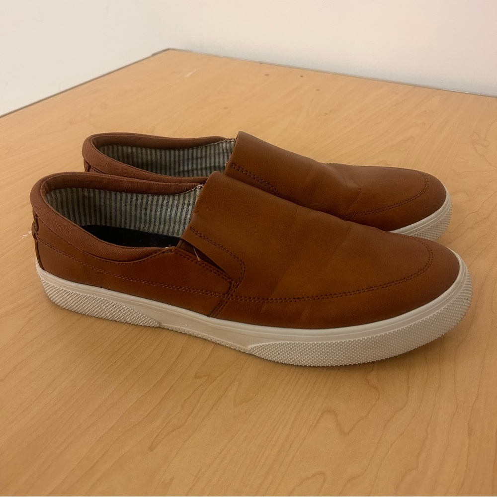 Sperry Brown Leather Slip-on - Size 12